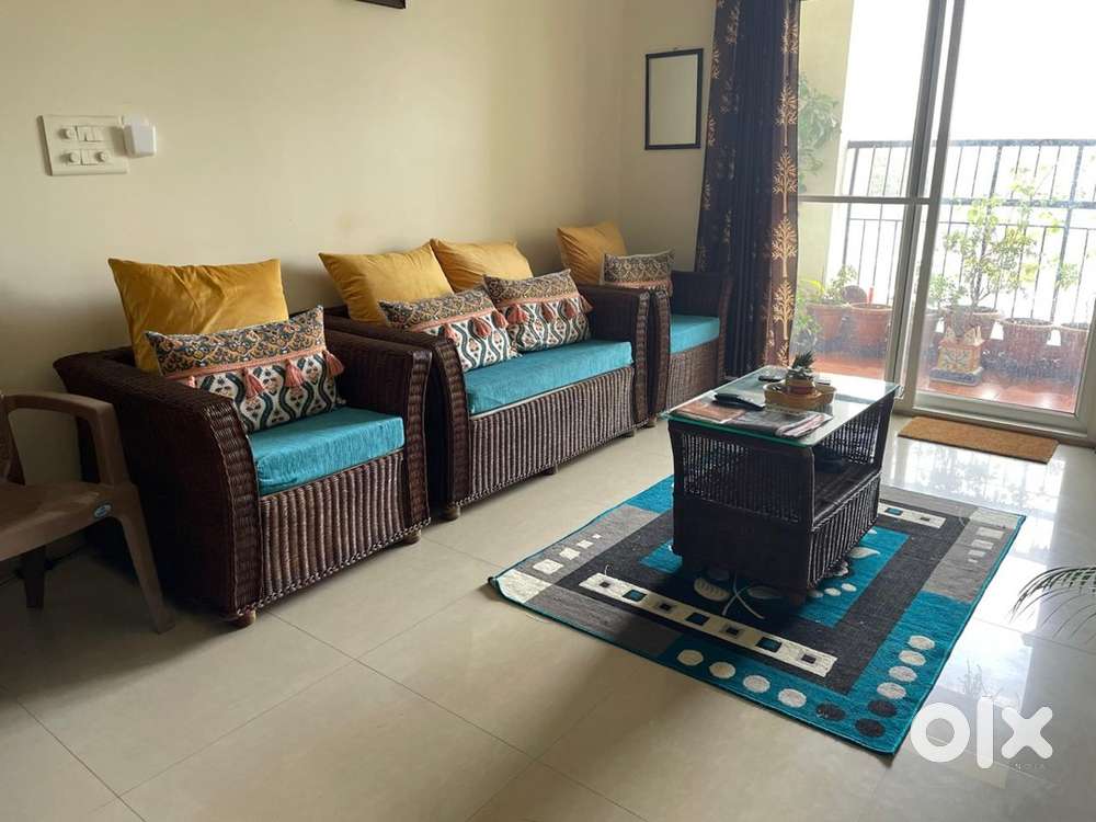 Patio cane sofa set with FREE DELIVERY