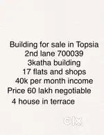 3 katha plot sale in topsia 2nd lane