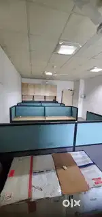 45 seat one boss cabin full furnished office in tilak nagar  55 k rent