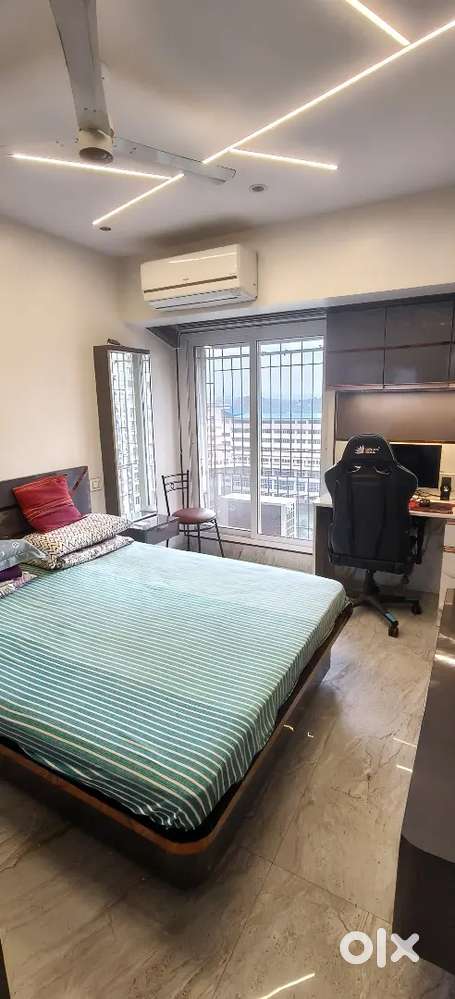 2 bhk fully furnished flat available in aanand nagar ghodbunder road