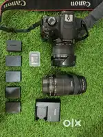 Canon EOS 1200d dslr scratchless like new with complete set