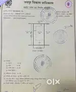Prime location ajmer road omax city plot size 13*25.75 =334.75 vrg m