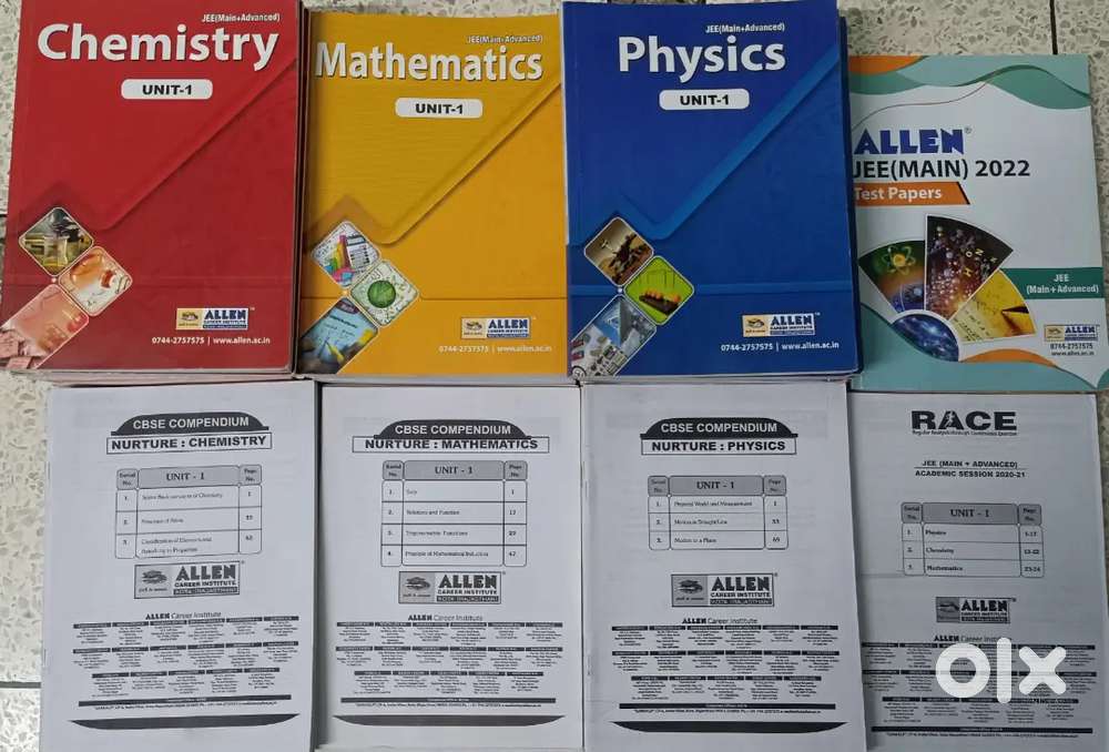 Allen Jee ( main and adv) Class -11th , 12 th books