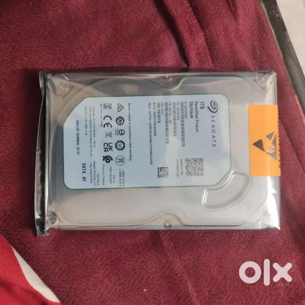 Seagate harddisk 1tb