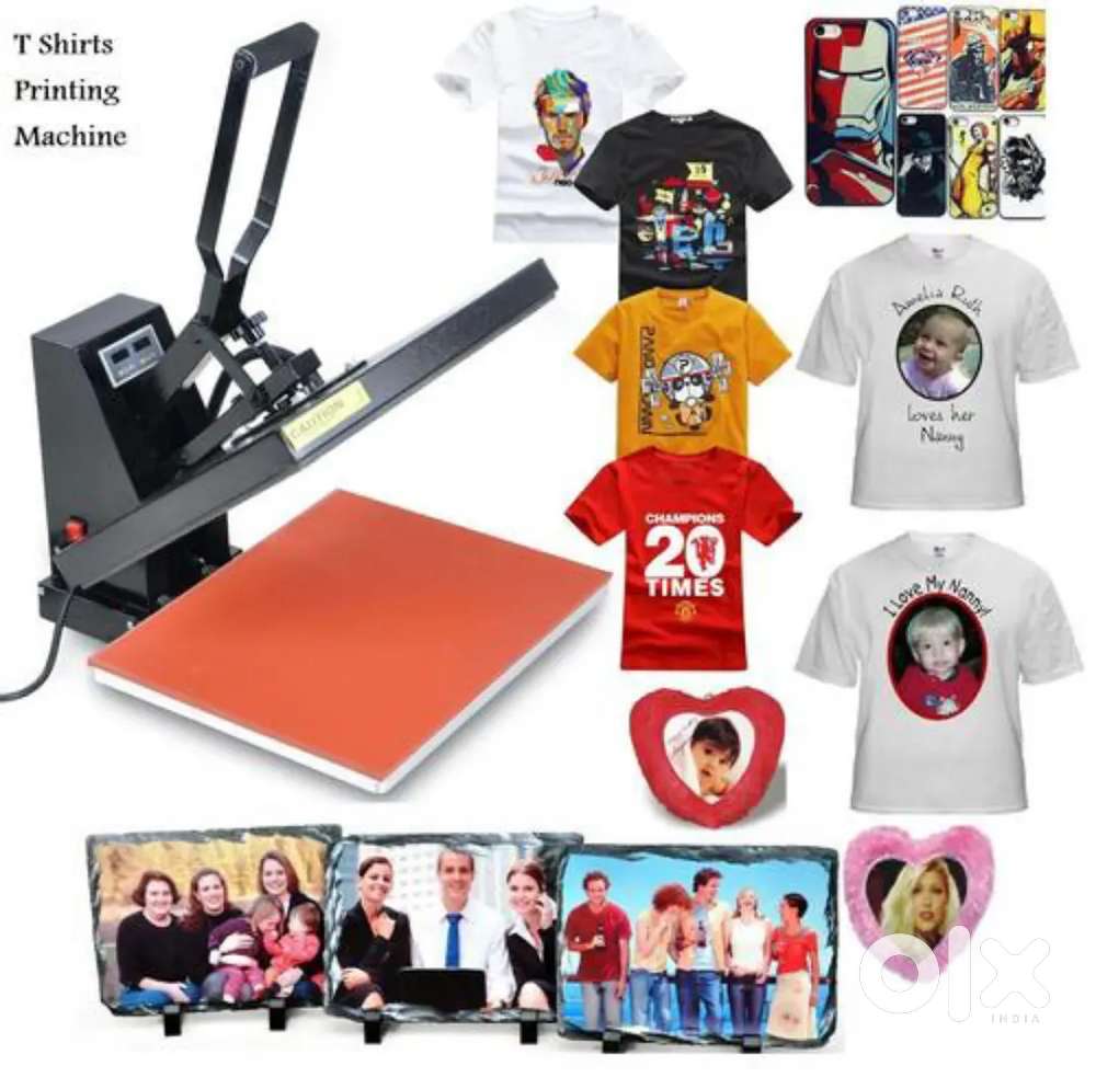 Heat press Machine for T-shirt printing, Coffee Mug, Cameo 4 Plotter