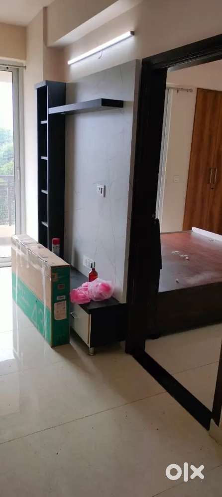 Double bed wooden Box type