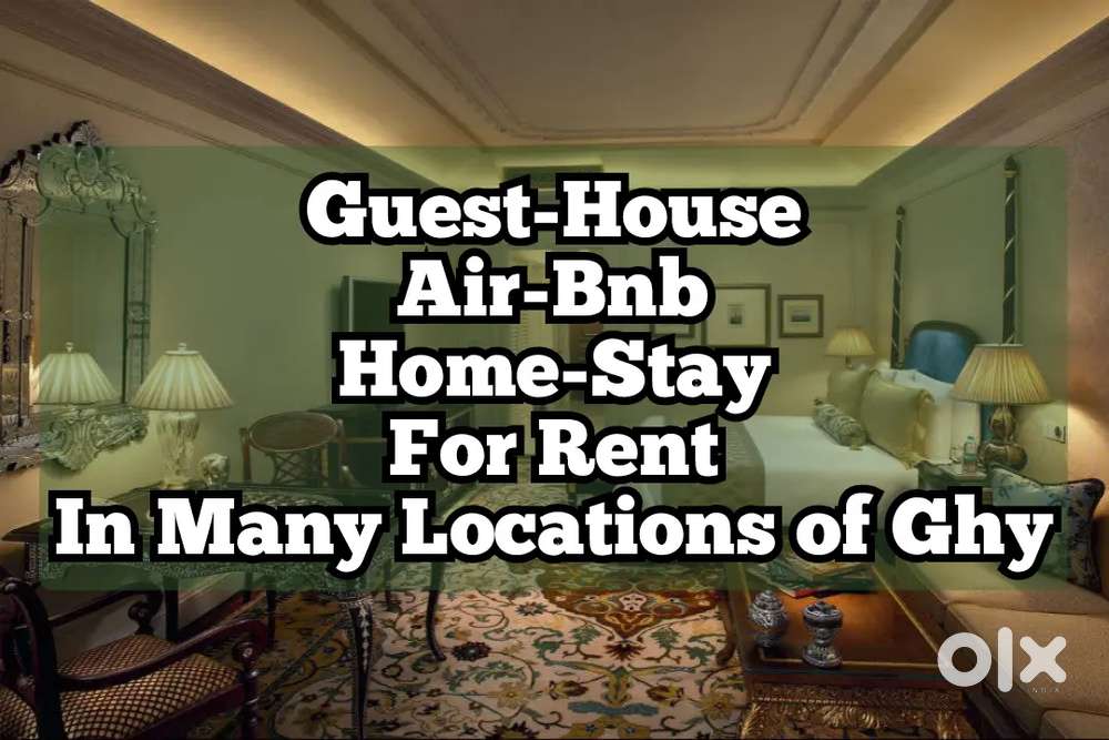 Furnished Guest House Homestay Air-Bnb For Rent in Many Locations