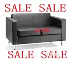 New Full size two seater office sofa restaurant sofa saloon sofa