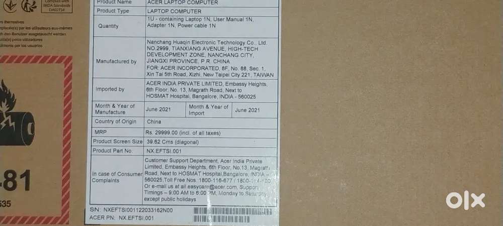 Acer laptop
