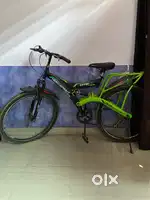 It is bycycle with gear box