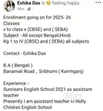 Private teacher