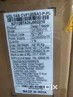 Voltas 114L Deep Freezer (3 Star) – Brand New, Unopened