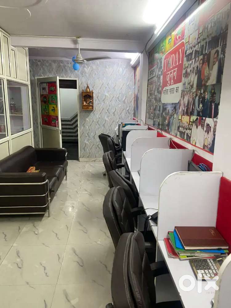 3cabins fully furnished office space for rent in laxmi nagar