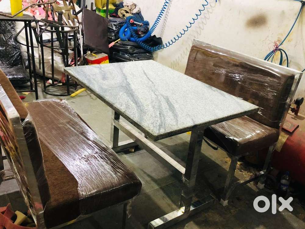 HOTEL SS SOFA SET/RESTAURANT SS TABLE AND CHAIRS/ CAFETERIA FURNITURE