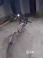 Is very power bicycle is white colour