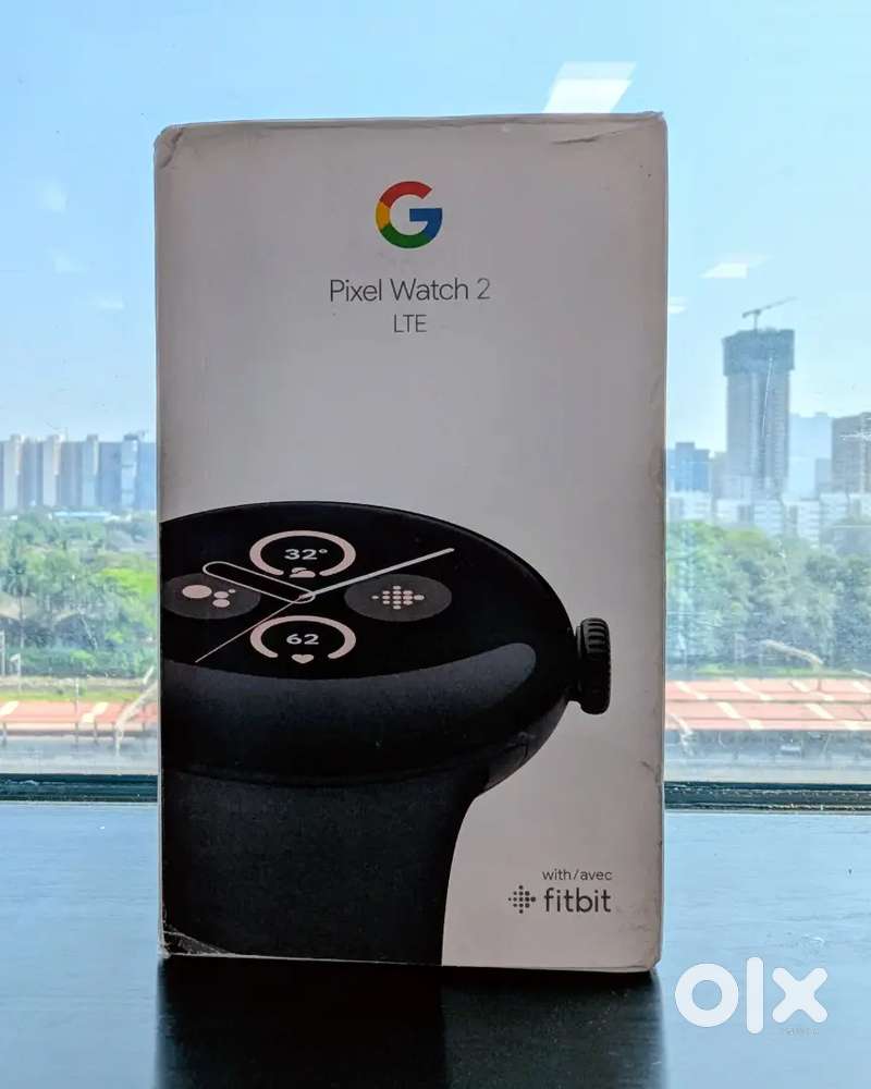 Google Pixel Watch 2 Matte Black Case Obsidian Active Band