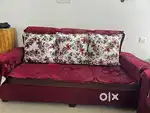 Selling well maintained Sofa Set , Wadrobes and Center Glass Table