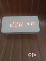 wooden clock digital