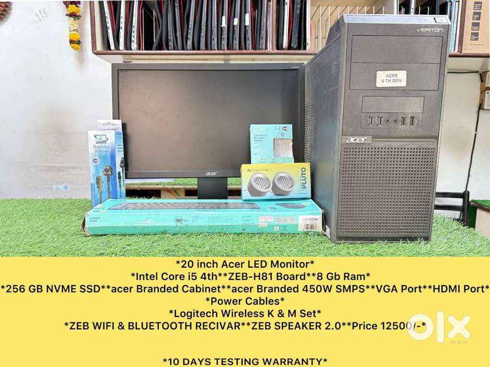 Acer Branded Desktop A1 Computers Amravati