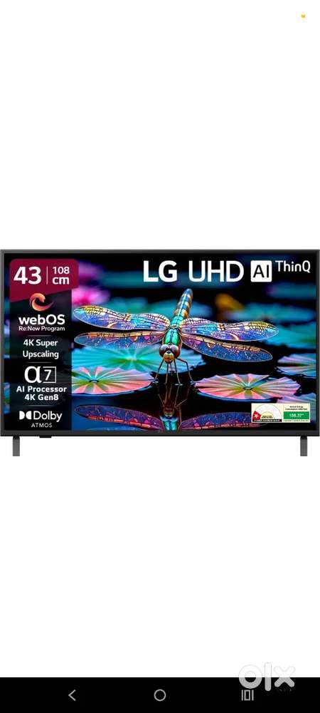 Lg 43 inch webos ultra hd 4k