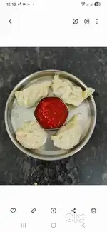 Veg Momos And Chutney(order Should Be More Than 10)