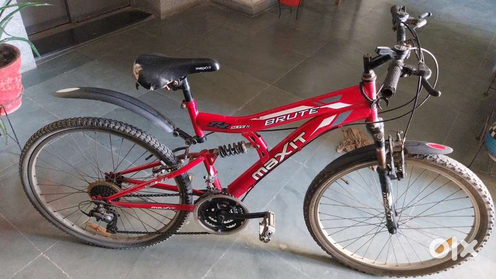 Red colour gear bicycle 24 inch
