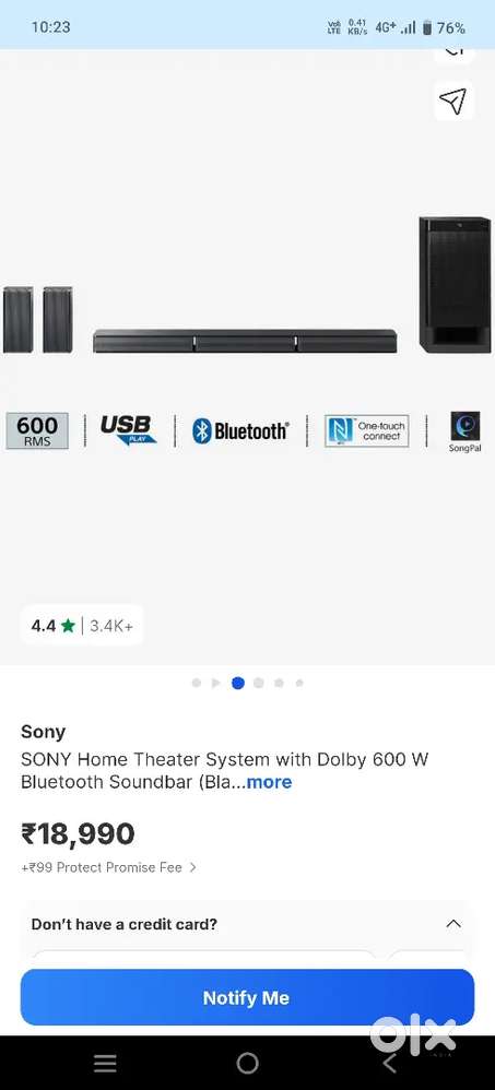Sony HTRT3 home theatre