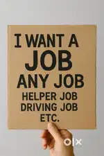 I want job helper driving etc