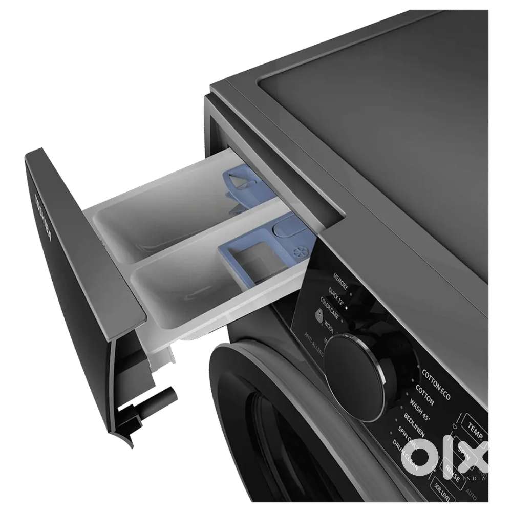 TOSHIBA 9 kg 5StarFully Automatic Front Load, In-Built Heater, Silver)