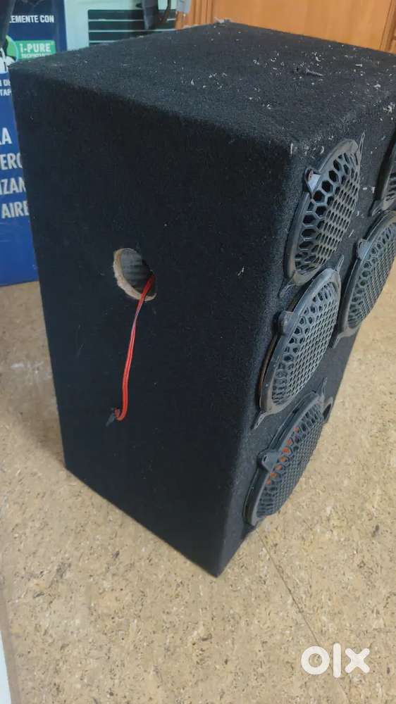 Speaker box for sale 8 inch sub woofer, 4inch 2 woofer, 5inch 2 woofer