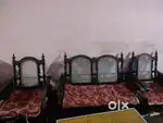 Wooden sofa