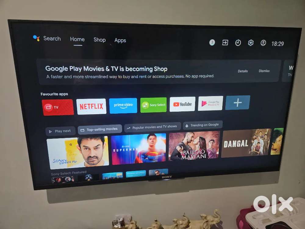 43 inch original Sony bravia android smart led tv