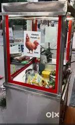 Display Counter Multipurpose ( kebab, panipuri, pakodi)