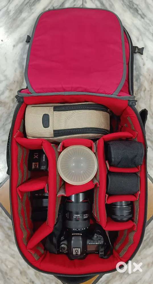 Canon camera, lense, & flash