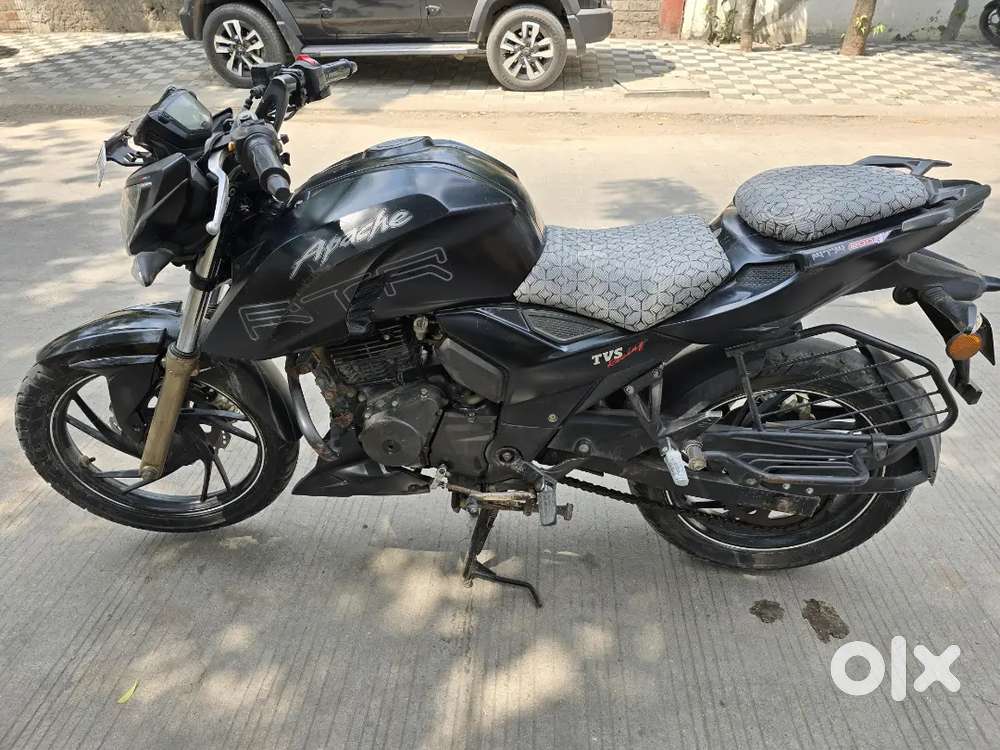 TVS apache RTR 200 4V 2017 model 1st owner double disk ABS model