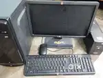 PC all Things monitor, CPU, UPS, Keyboard, mouse