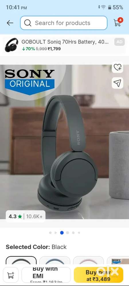 Sony head phone