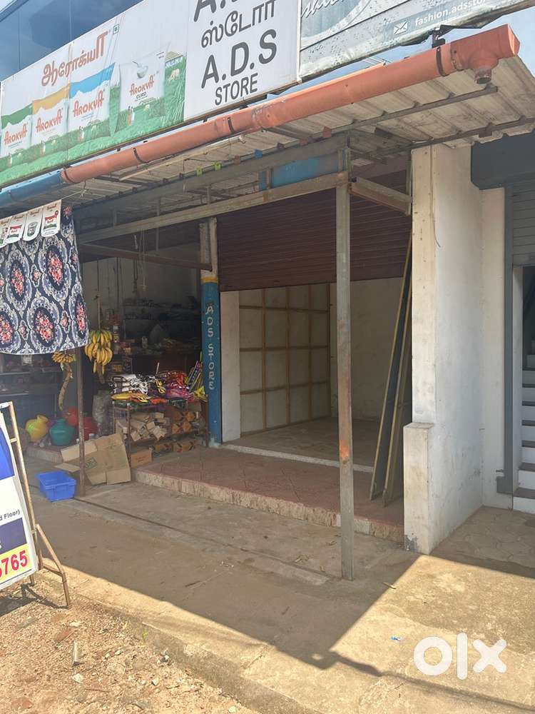 Shop for rent near Thiruvattar located at the main road