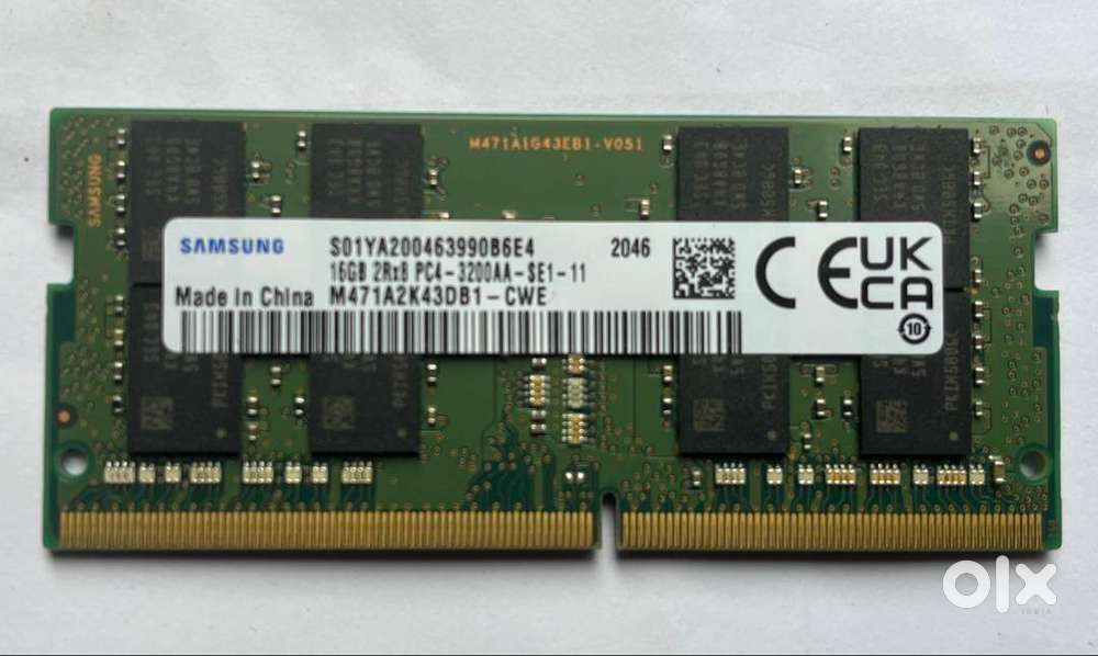 Samsung 16GB DDR4 3200MHz Laptop Notebook RAM Memory Module M471A2K43D