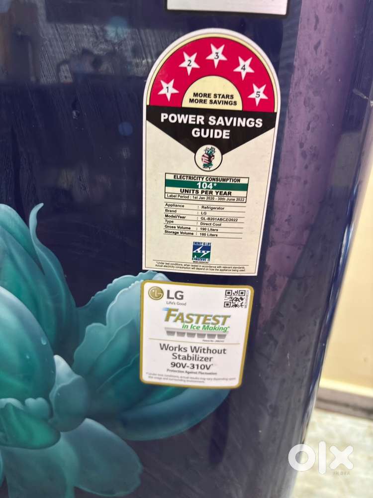 LG 190 L Direct Cool Single Door 5 Star Refrigerator