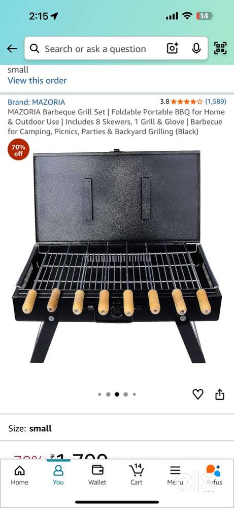 MAZORIA Barbeque Grill Set