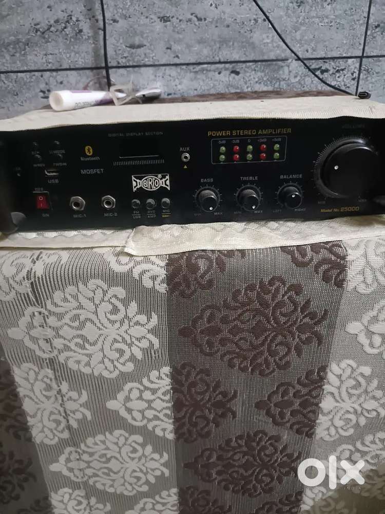 Birco 10inch 3 way speaker and amplifier