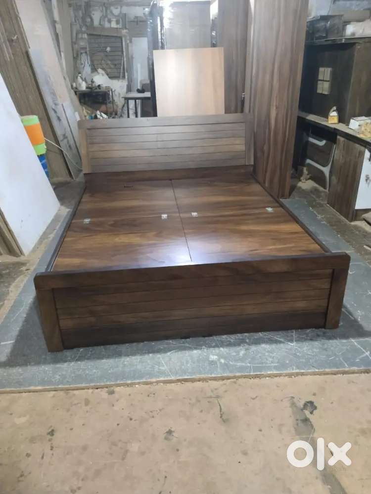 Brand new wooden double bed