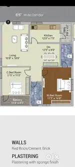 Spacious 2bhk Flat fully furnished