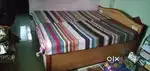 Wooden bed