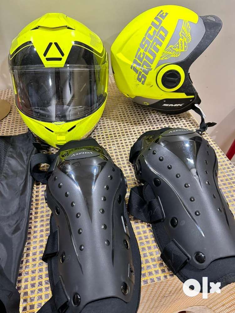 Aspida Brand new Helmets & knee guard(Untouched)