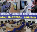 HIRING FOR COMPUTER OPRATOR JOBS AVAILABLE
