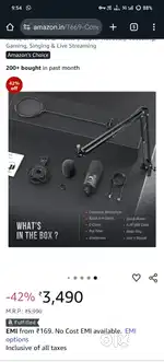 Fifin T669 condenser microphone