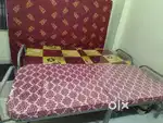 Metal single folding bed
