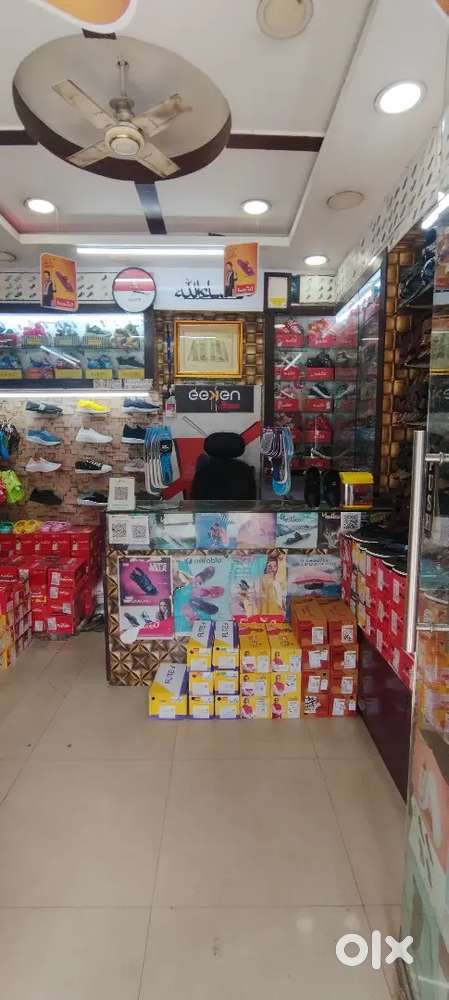 Footwear shop for sale with stock for  300000
